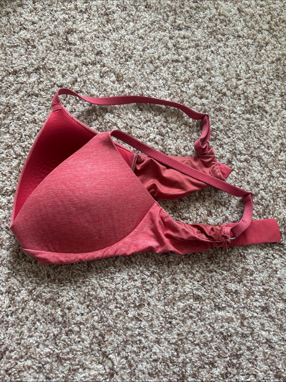Aerie Wireless Bra Red Orange 32C
